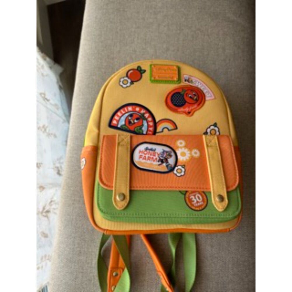 Loungefly Orange Bird EPCOT Flower & Garden Festival 2025 Mini Backpack